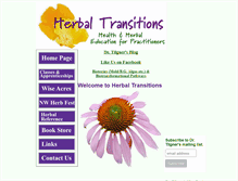 Tablet Screenshot of herbaltransitions.com